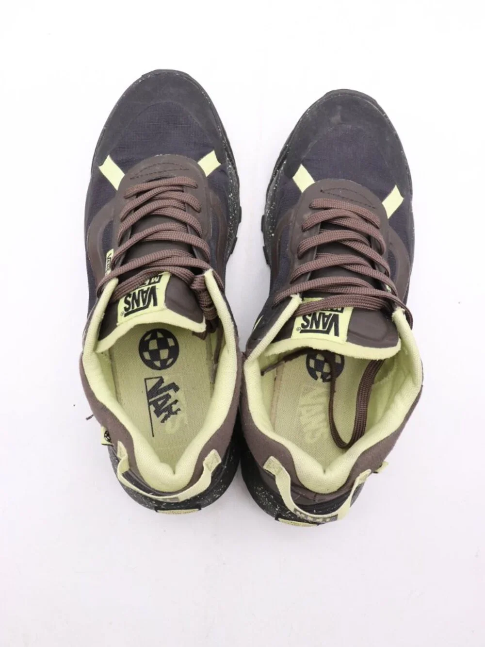 Vans MTE Crosspath Men's 9 Black Brown Green Athletic Skateboarding Sneakers